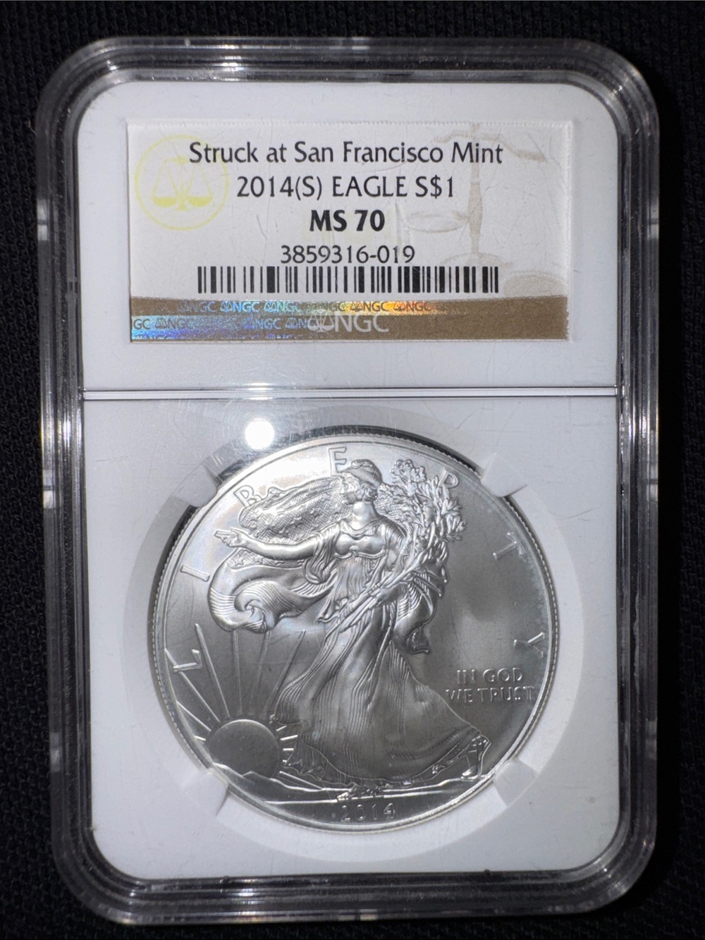 MS70 2014 (S) American Silver Eagle - Silver